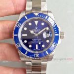 Swiss Grade 3135 Replica Rolex Submariner SS Blue Watch New Upgraded_th.jpg